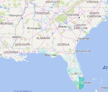 Florida is missing counties and they are appearing in other states (one is even in Scotland)