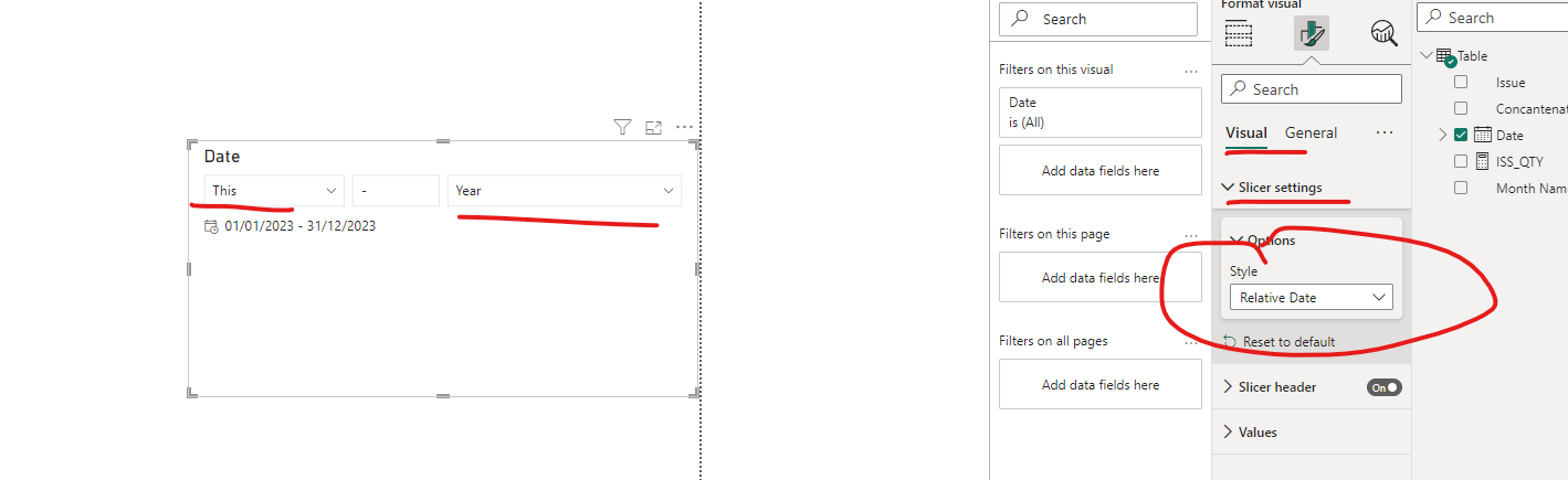 Default & Custom dates on a Date slicer - Microsoft Fabric Community