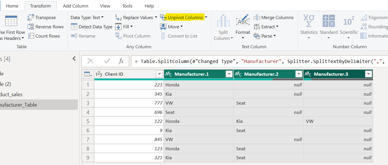 Solved: Pie Chart Separating Values in Same Row - Microsoft Fabric ...