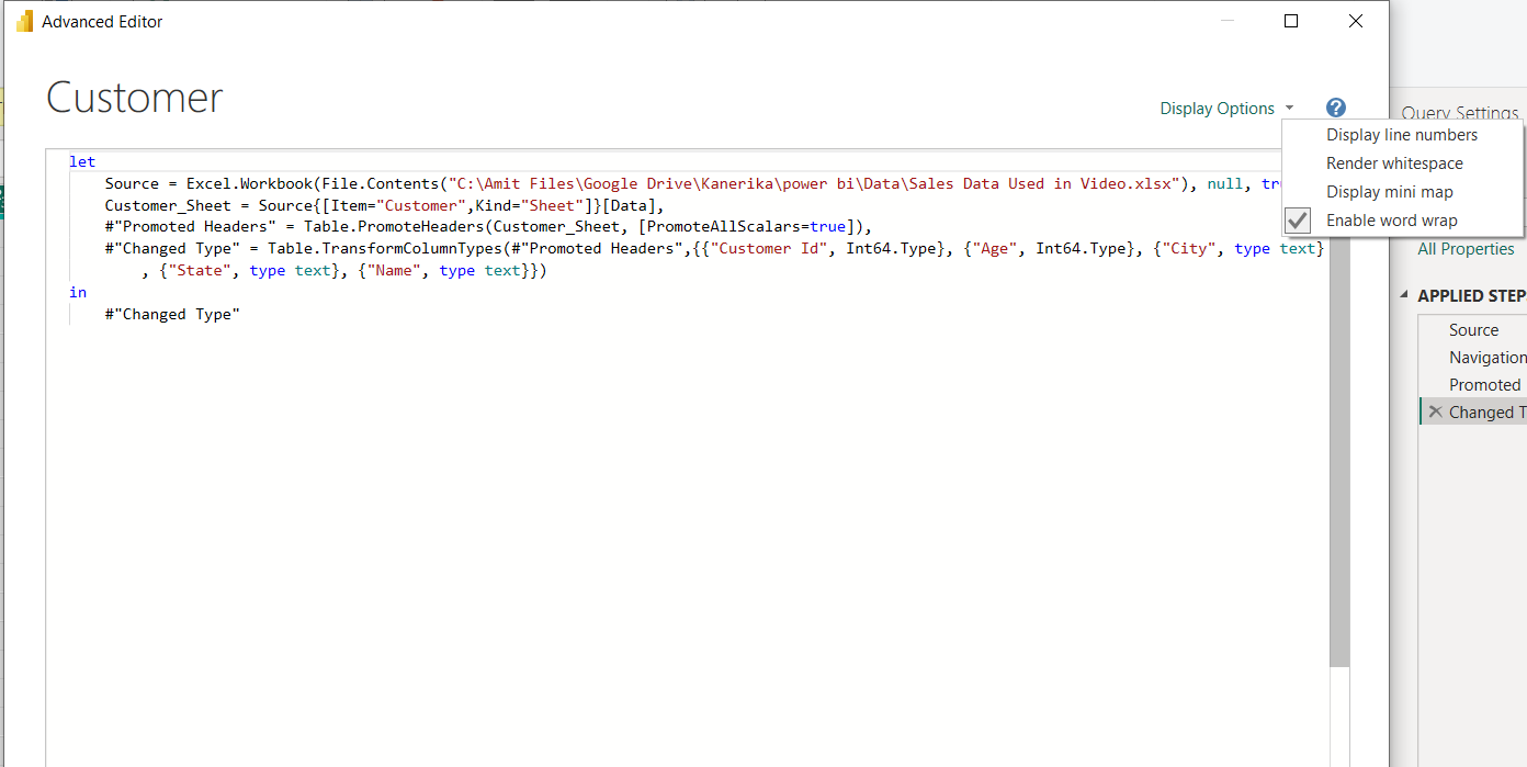 Solved: Advanced Editor window not wrapping code - Microsoft Fabric ...