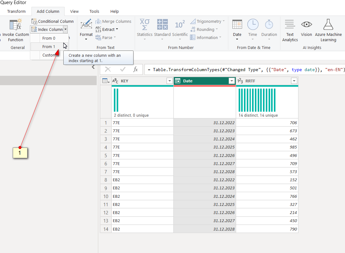 Solved How to add previous row value in current row value