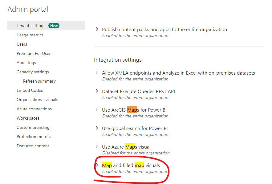 Map visual does not load (blank) - Microsoft Fabric Community