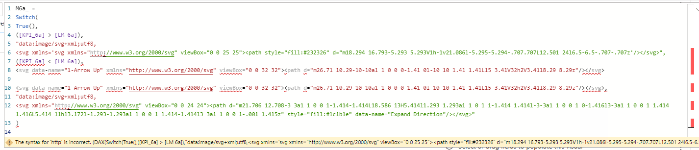 Solved: SVG Dax not working - Microsoft Fabric Community