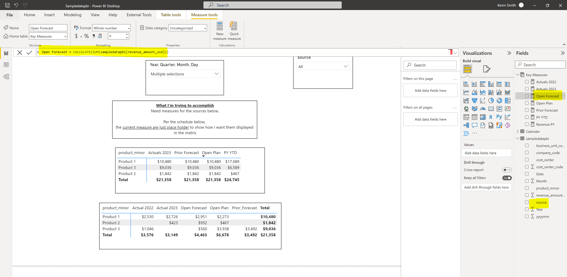 Solved: Dax measure need for matrix - Microsoft Fabric Community