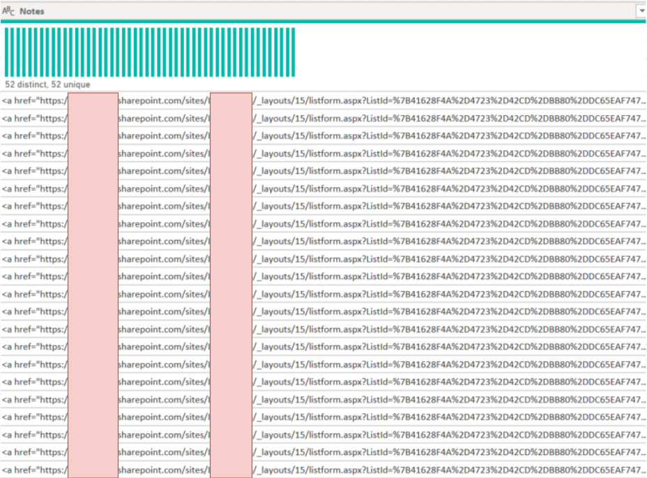 pulling Sharepoint List Notes property details - Microsoft Fabric Community