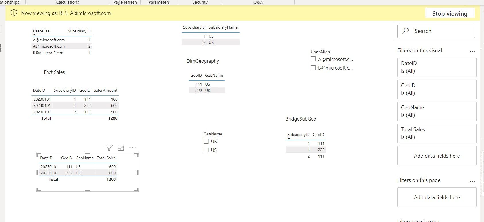 Help on RLS in Power BI - Microsoft Fabric Community