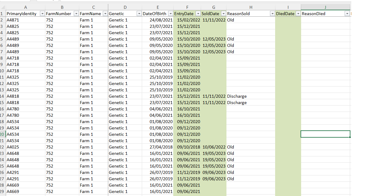 Solved: Create coluna with inventory of animals from anoth ...