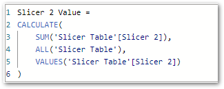 Show value from selected slicer with multiple slic... - Microsoft ...