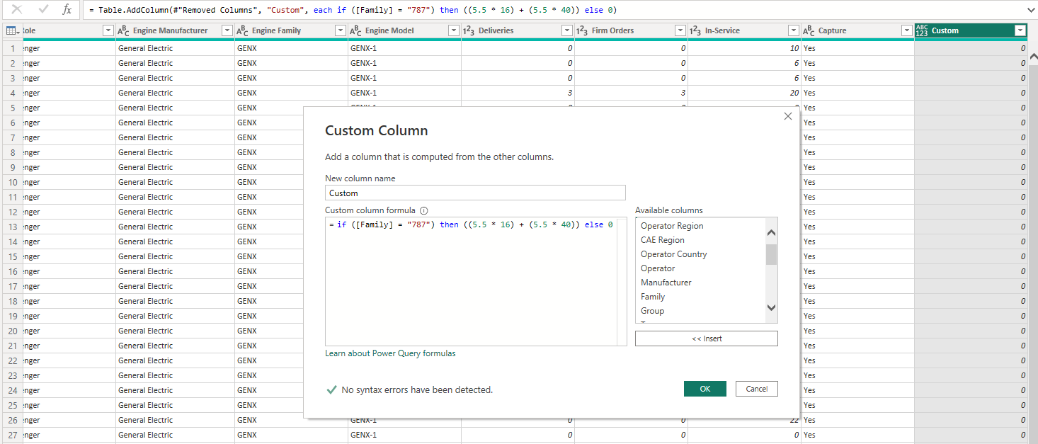 Custom Column - Microsoft Fabric Community