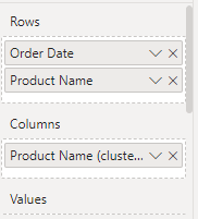 how to add more fields in rows to a matrix visual - Microsoft Fabric ...