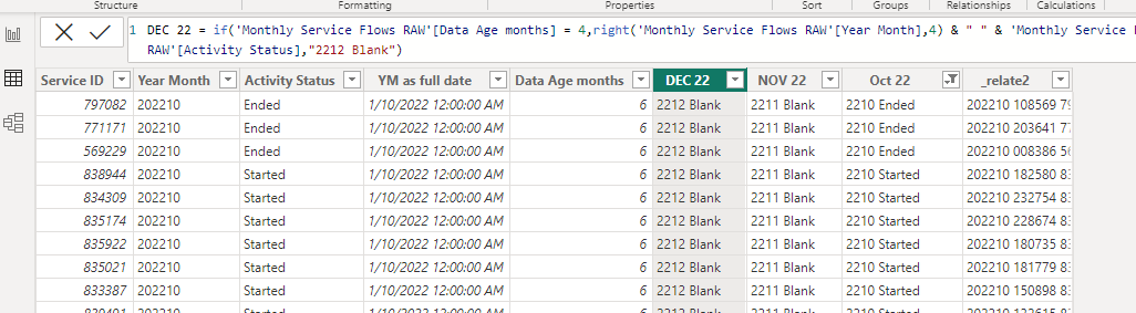 Dynamic months and column name - Microsoft Fabric Community
