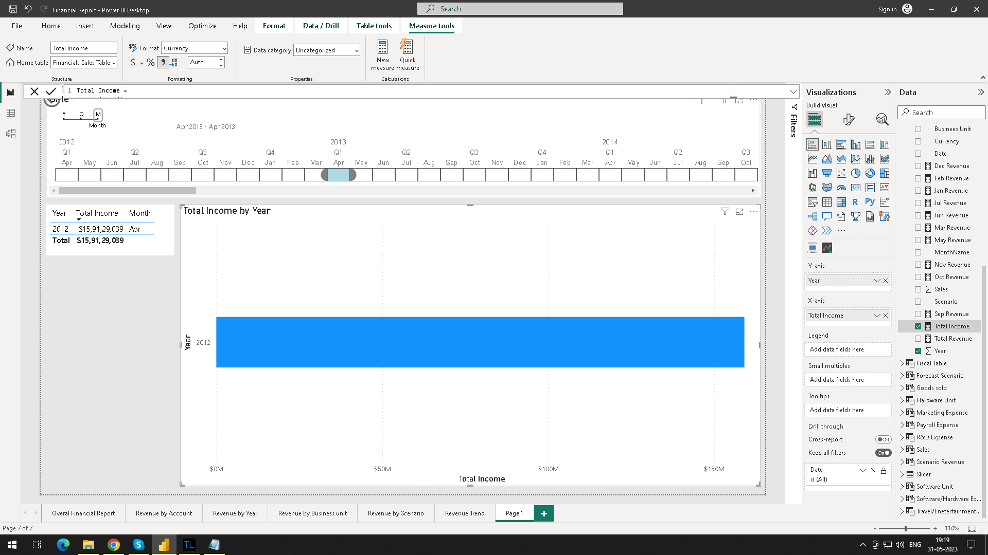 Timeline slicer not interacting with visual proper... - Microsoft ...