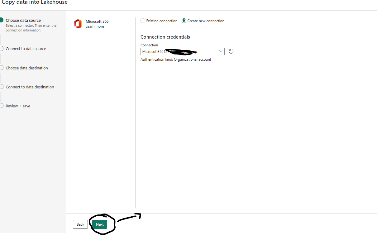 connection to microsoft 365 using organizational a... - Microsoft ...