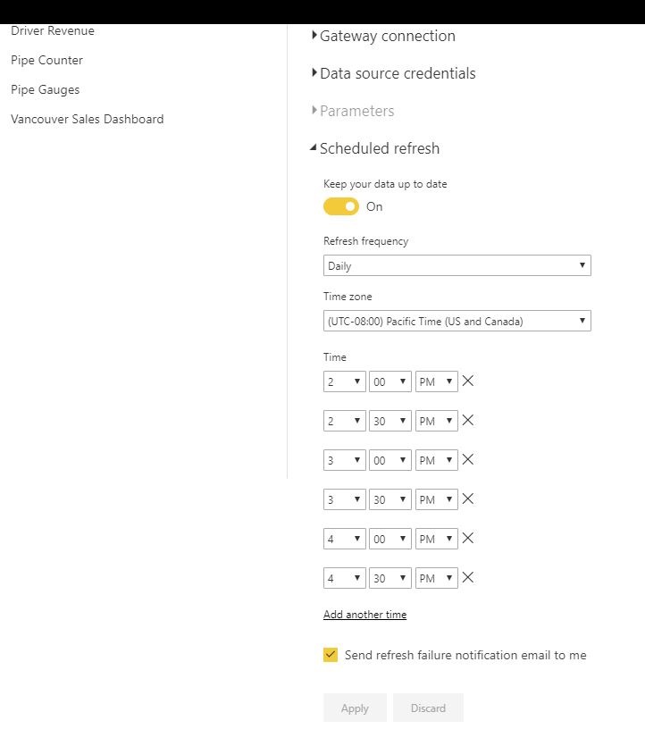 Solved: Scheduled refresh Newbie Question - Microsoft Fabric Community