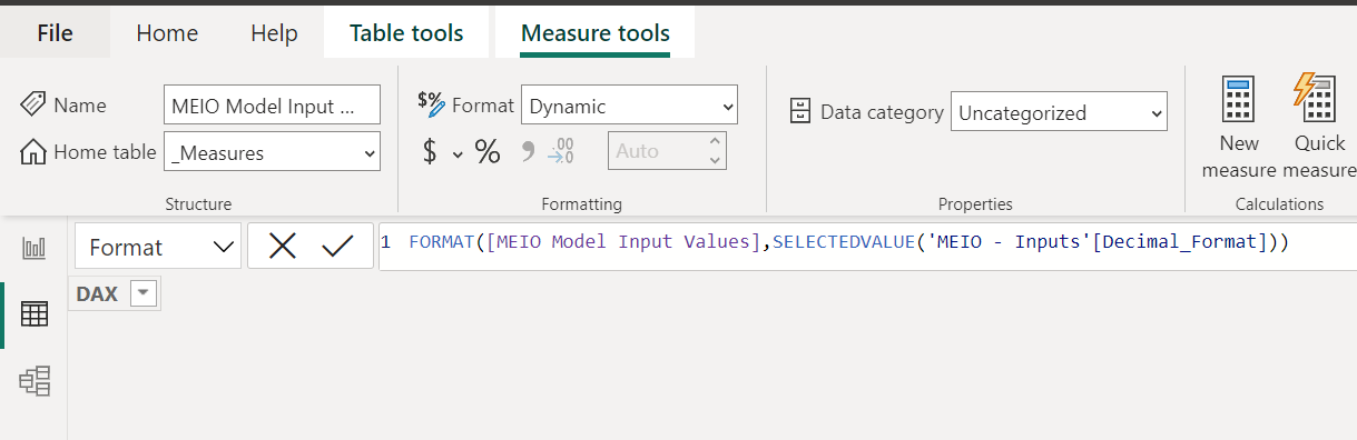 Solved: Dynamic Format for Measures - Does not display co ...