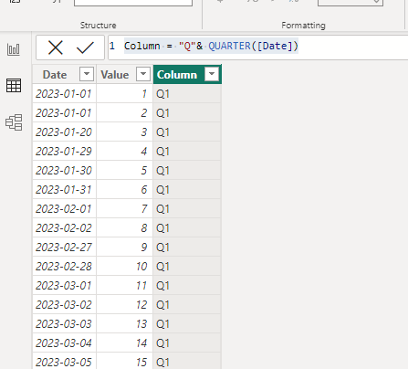 Solved: Bar chart with marking for Quarters - Microsoft Fabric Community