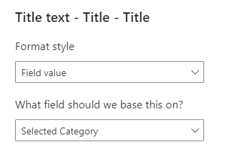 How to show SELECTEDVALUE in the title? - Microsoft Fabric Community