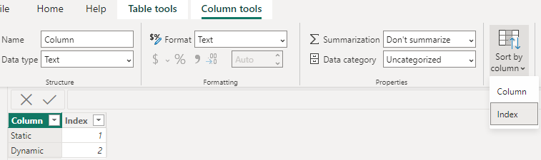 Static and dynamic columns in matrix together - Microsoft Fabric Community