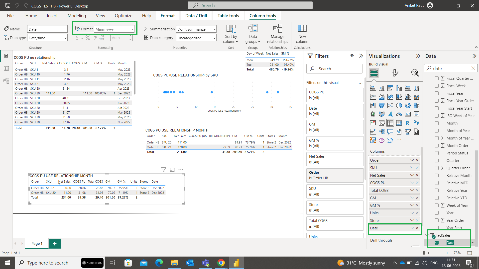 Solved: Using ALL filter creates blank rows - Microsoft Fabric Community