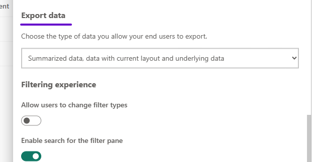 Exporting Power BI Data - Microsoft Fabric Community