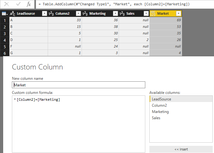 How to merge a column data into a specific column - Microsoft Fabric ...