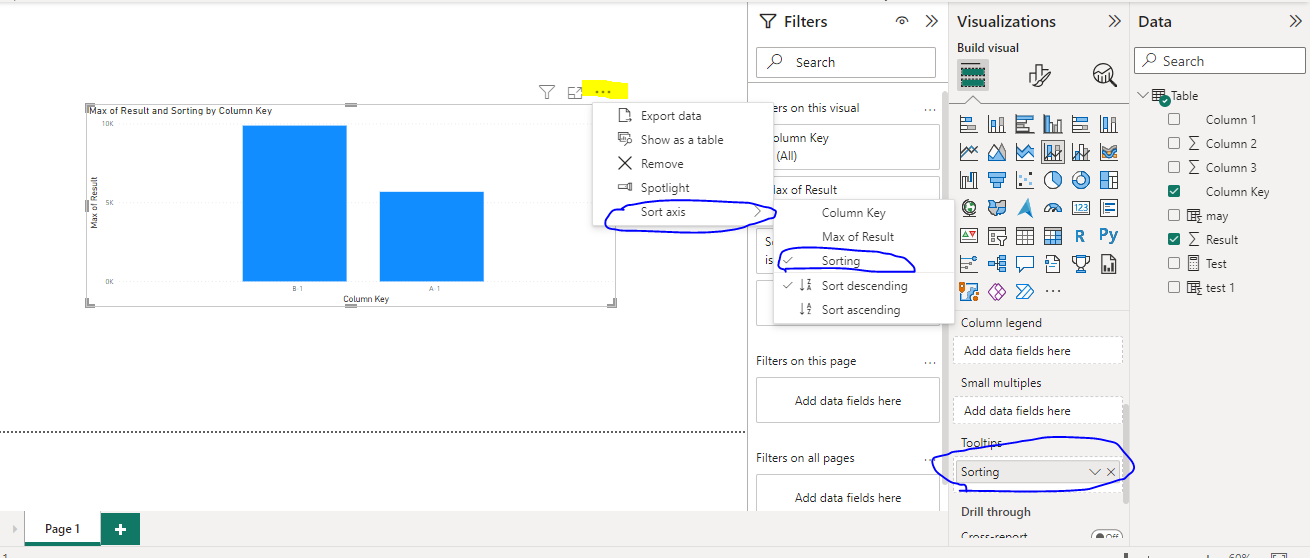 Sort Order - Microsoft Fabric Community