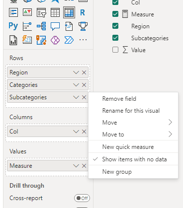 Solved: Matrix Chart - Microsoft Fabric Community