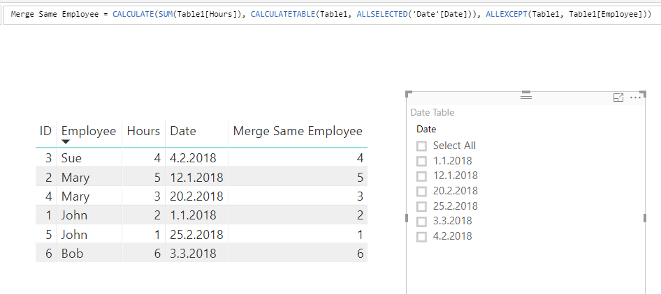 Merge rows by column value depending on date filte... - Microsoft ...