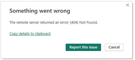 Power BI Desktop - June 2023 - Not able to connect... - Microsoft ...