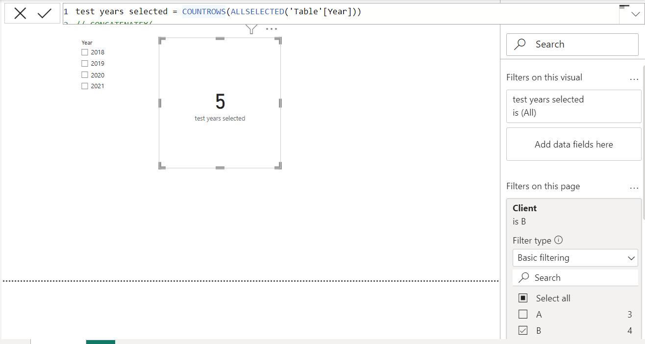 Solved: include filters in allselected function - Microsoft Fabric ...