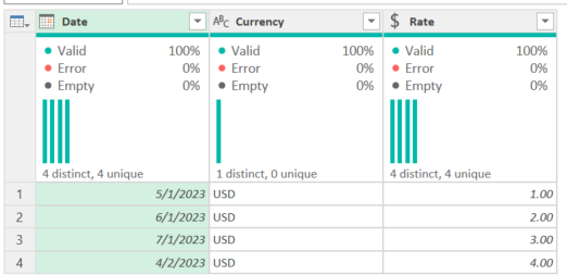Get a value from another table base on date range - Microsoft Fabric ...