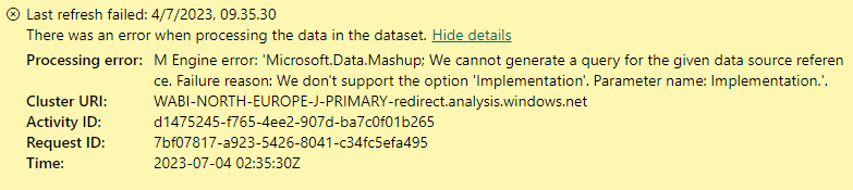 Google Analytics - Connector not working - Microsoft Fabric Community