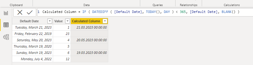 Solved: Updating a column in a table with only dates with ...