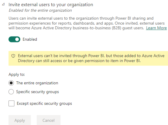 Strange sharing behavior in Fabric admin portal - Microsoft Fabric ...