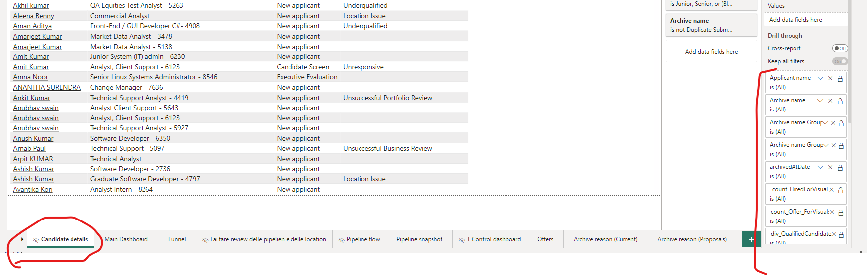 Drillthrough not working for specific visual - Microsoft Fabric Community