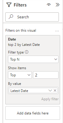 Solved: Filtering Column Date (Latest and Second to Latest ...