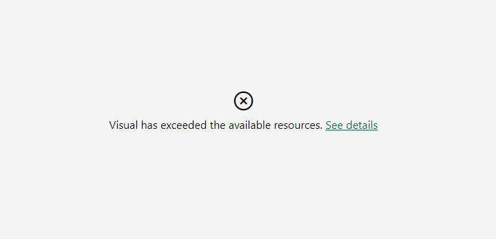 Visualisation Error Alert - Microsoft Fabric Community