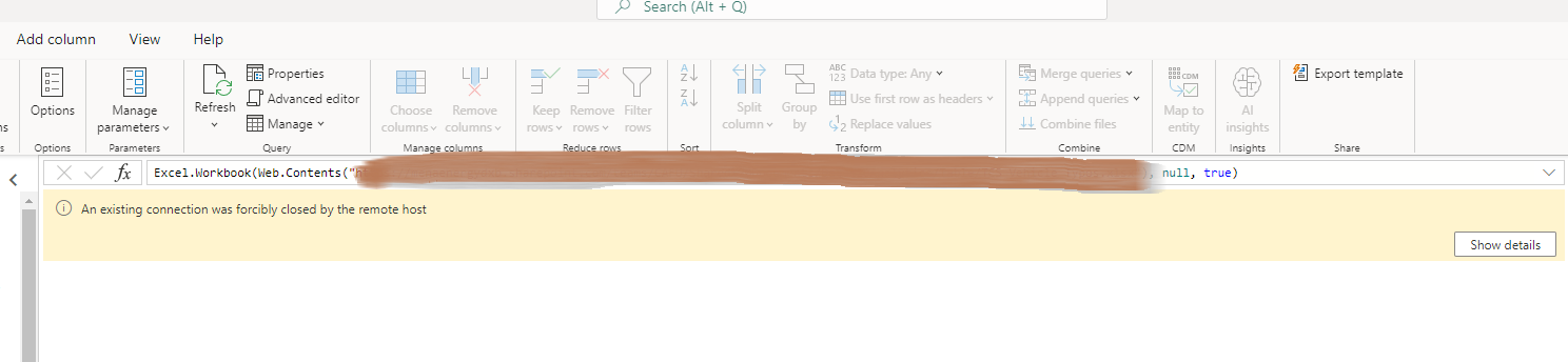 Dataflow Failing to refresh - Microsoft Fabric Community