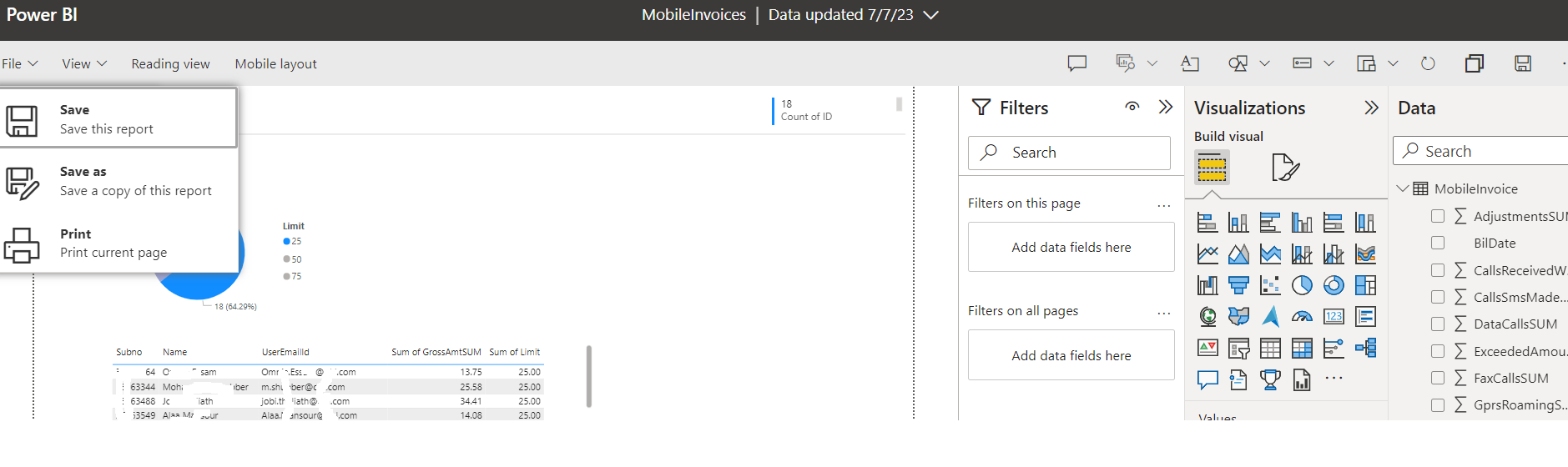 Save powerBI report online - Microsoft Fabric Community