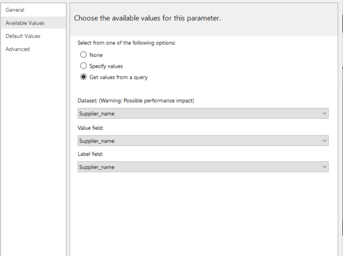 Solved: Power BI report builder parameter - Microsoft Fabric Community