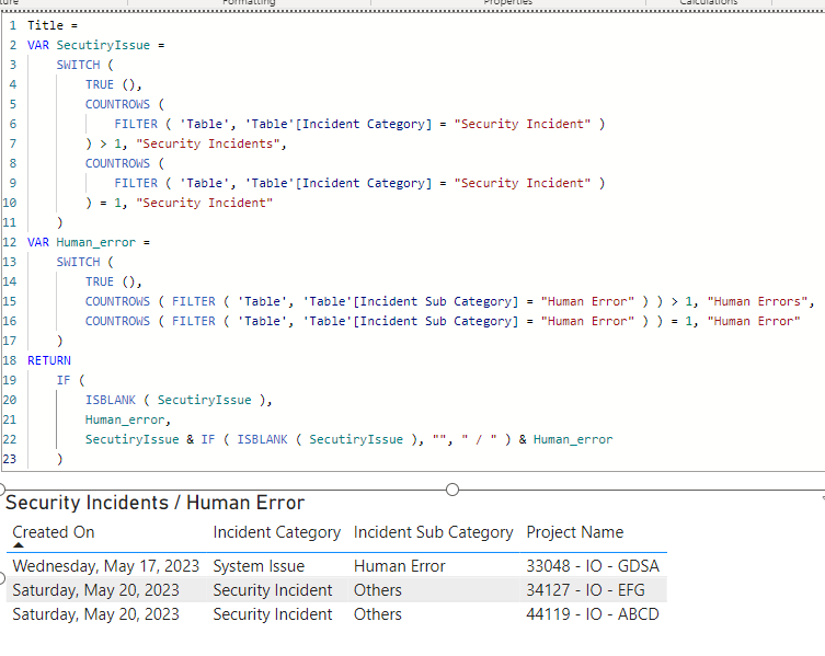 If condition in Visual Title power bi - Microsoft Fabric Community