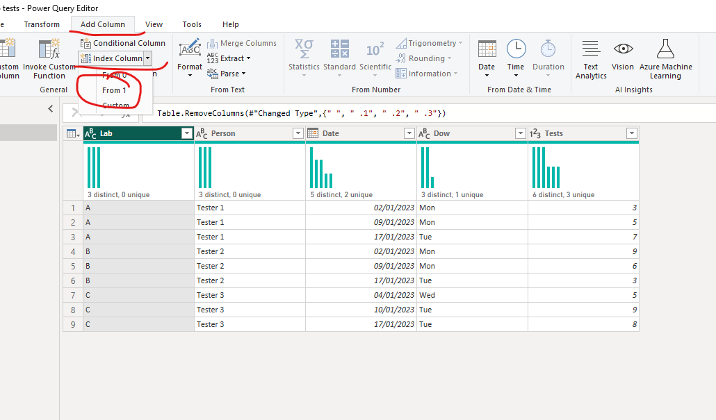 Solved: Show row numbers - Microsoft Fabric Community
