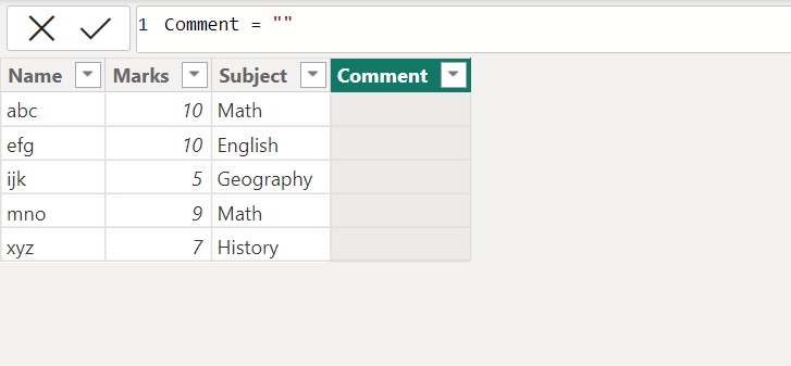 Add Dynamic Value in Column - Microsoft Fabric Community