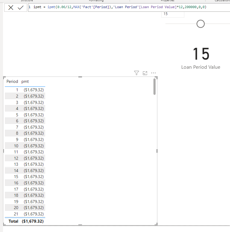 Creating table from a selected slicer value - Microsoft Fabric Community