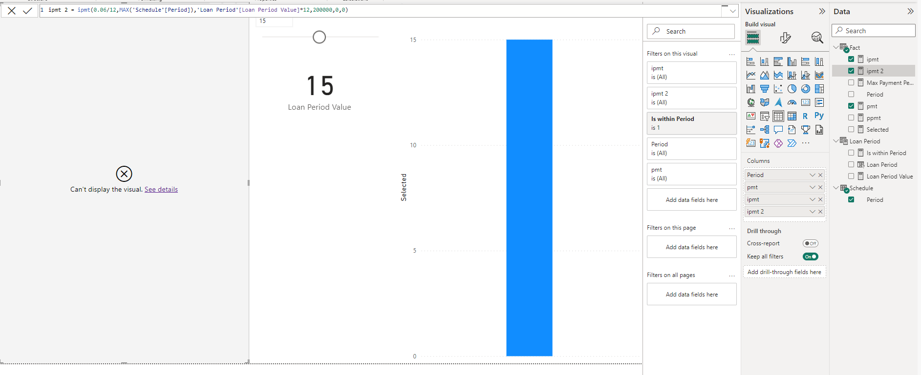 Creating table from a selected slicer value - Microsoft Fabric Community