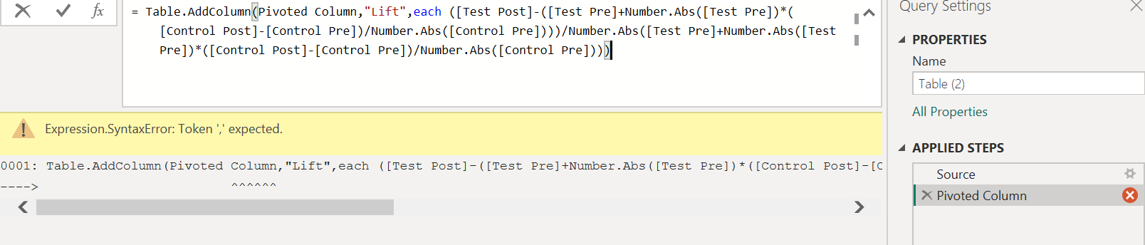 Solved: Help With Custom Formula - Microsoft Fabric Community