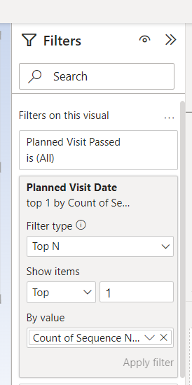 Solved: Filter a table visual by latest date - Microsoft Fabric Community
