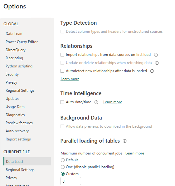 Solved: PBi Service- Disable Parallel Query Loading - Microsoft Fabric ...