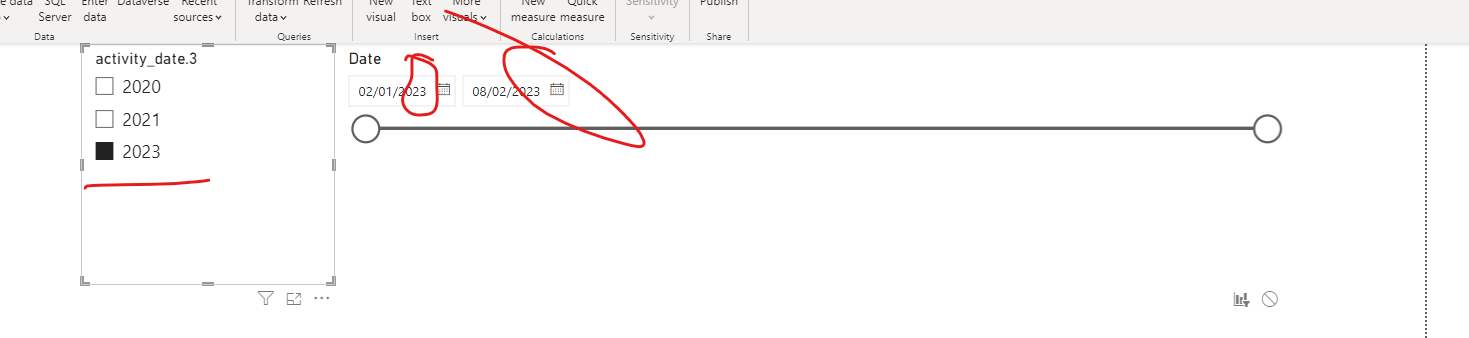 Date filter interaction - Microsoft Fabric Community