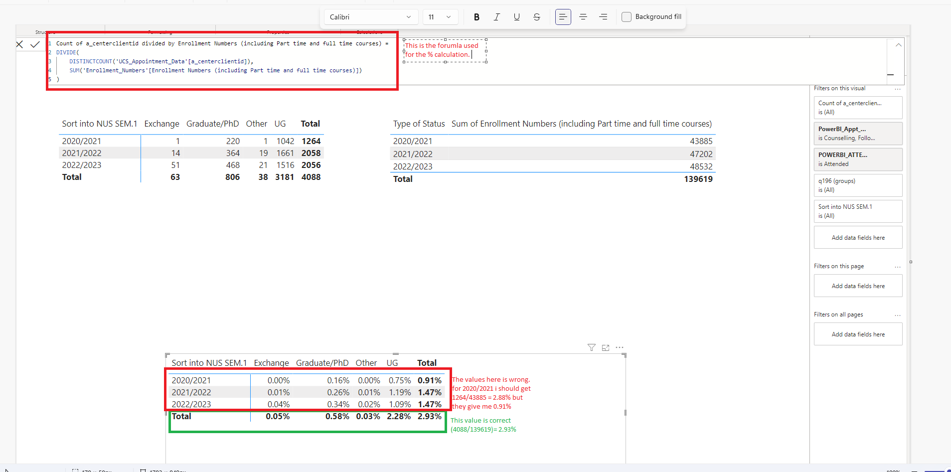Solved: Calculating Percentage - Microsoft Fabric Community